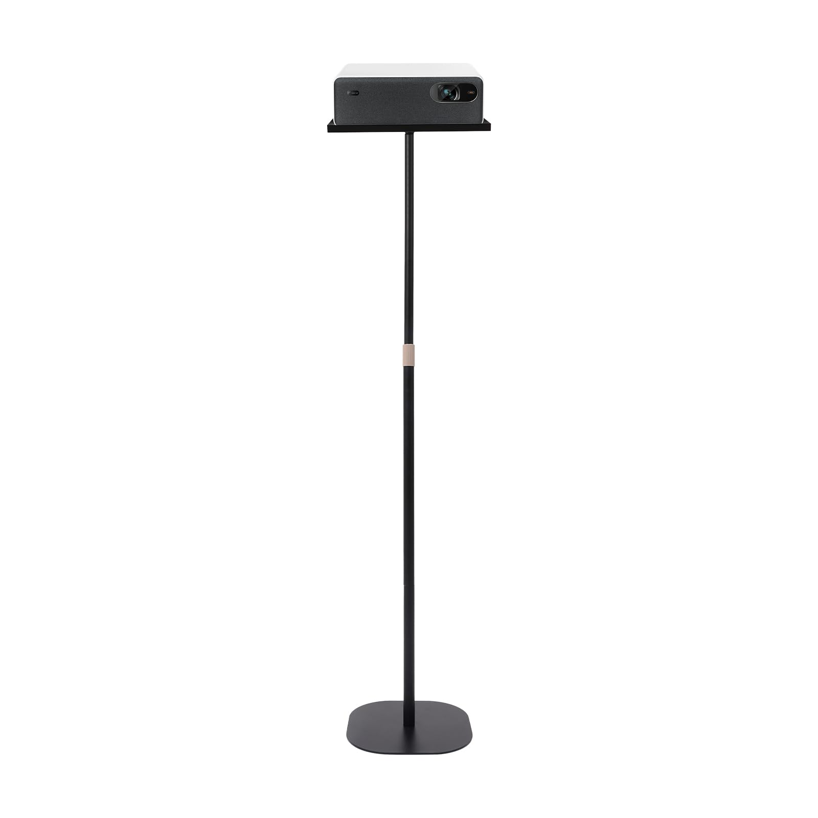 Support de projecteur réglable en hauteur - Support en métal - Charge maximale : 10 kg - Hauteur : 87-131 cm - Pour home cinéma - Noir
