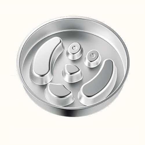 Stainless Steel Slow-Feed Dog Bowl Designed specifically