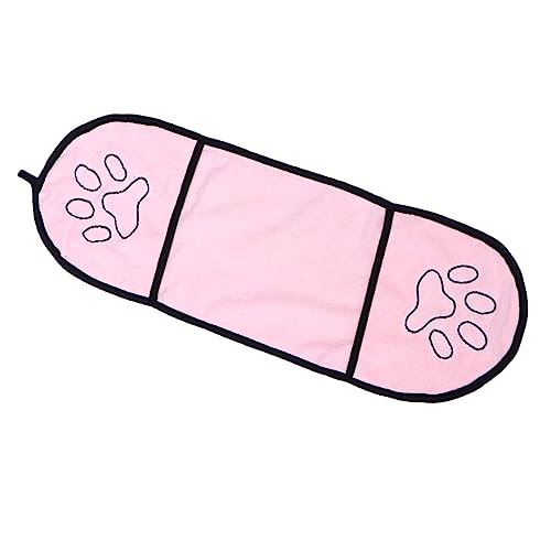 Happyyami 犬 タオル バス タオル ペット シャワー タオル 犬 バス 用品 ペット バス 用品 ピンク