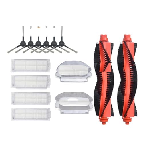 互換性がありますシャオミ ロボット掃除機用メインブラシフィルターモップクロス、互換性がありますヴィオミV2PRO V3 V-RVCLM21B用Mop Pro STYJ02YMクリーナーパーツ互換(1)