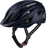 ALPINA Unisex - Erwachsene, HAGA LED Fahrradhelm, indigo matt, 58-63 cm