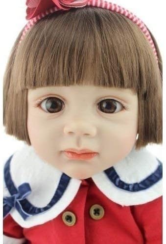 Amazon トドラー人形 プリンセスドール リボーンドール 抱き人形 約60cm 衣装付き ブラウンのおかっぱボブヘア ブラウンアイ 女の子 おもちゃ おもちゃ