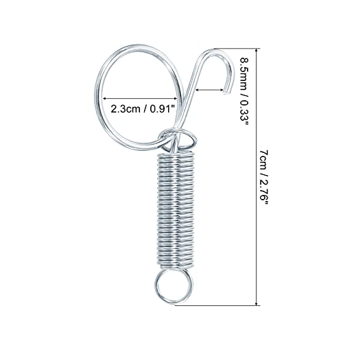 PATIKIL 2.8" Spring Cage Door Hooks - Image 2