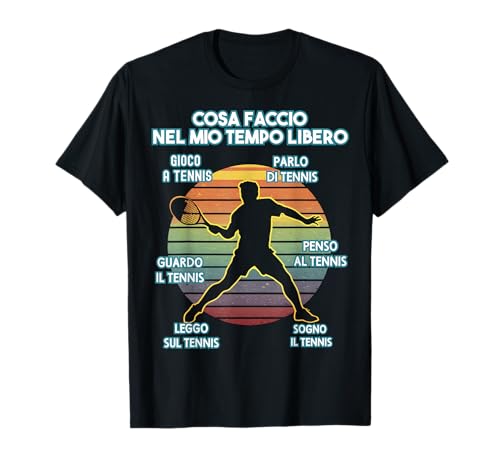 Tennis Divertente Uomo e Donna | Tennis Bambino Battuta Maglietta