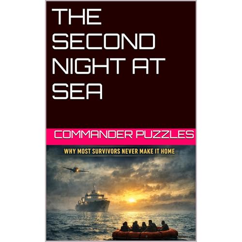 THE SECOND NIGHT AT SEA Audiobook By Commander Puzzles, Todd Hemming cover art