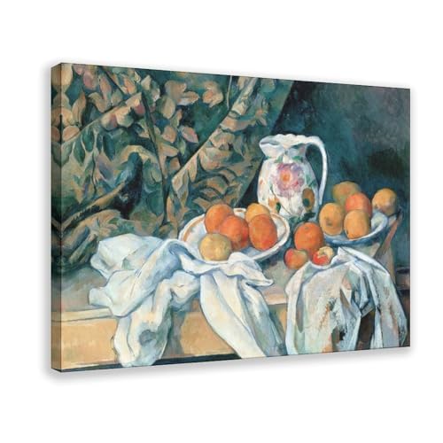 Toile Paul Cézanne déco murale salon et bureau avec cadre suspendu