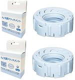 Bilibala H011500 銀イオン抗菌アタッチメント HD-153 HD-154 HD-184 HD-243 HD-244 HD-3020 HD-5020 HD-7020 ハイブリッド式加湿器 交換用パーツ HD-RX318 HD-RX319 HD-RX518 HD-RX519 HD-RX719 加湿器 交換用 イオンカートリッジ 抗菌ユニット 互換品 2個入り ホワイト