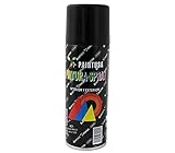  Paintusa - Bote de pintura en spray negro brillo A01 200 ml