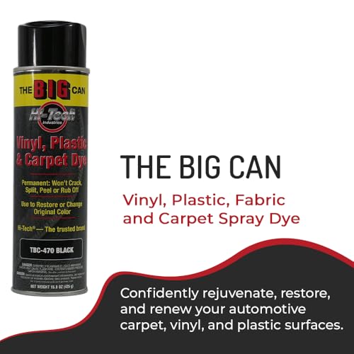 Hi-Tech TBC-470 Big Can Vinyl, Plastic, Fabric And Carpet Spray Dye, Black thumb #1