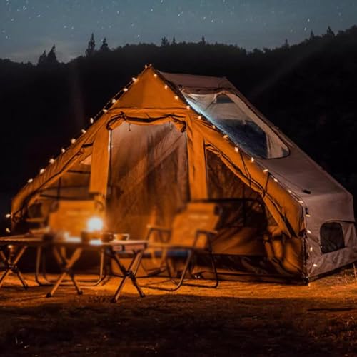 Carpa inflable grande para camping con dosel miniatura 2