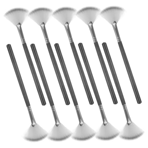 NULYLU Facial Set 10pcs Makeup Applicator Highlighter Brush Esthetician Tools Face Essentials for Estheticians