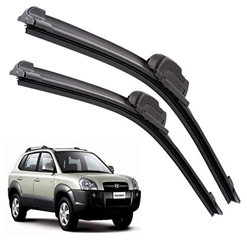 Image of Euro Care Windshield Car Wiper Blades Compatible With Tucson - Set of 2Pc (D-24,P-16)