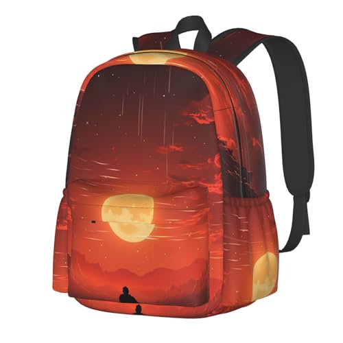 Travel Backpack for Women Men Person Who Ascends Heights Casual Daypack Large Capacity Nurse Bag