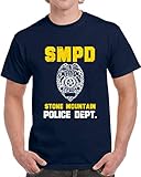 Stone Mountain Police Department Smpd Officer Inspired Custom City Unisex T-Shirt Navy