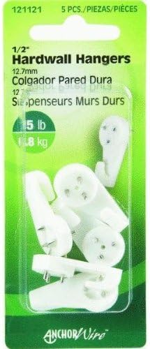 Hillman AnchorWire Plastic Coated Hardwall Picture Hook 15 lb. 5 pk