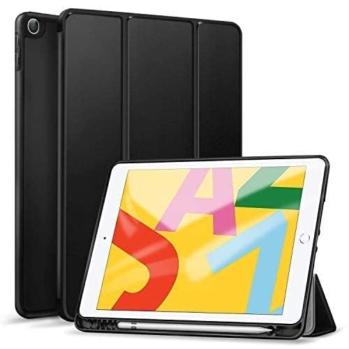 Image of Mcart Flip ipad Cover iPad 9.7 case 2018 /2017 5th ipad case 6th Generation Model A1822 A1823 A1893 A1954 & ipad Air 2013 A1474 A1475 A1476 A1566 A1567 (Matt Black)