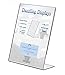 Dazzling Displays Clear 5 x 7 Slanted Sign Holders (3)