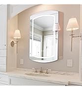 Chende 20" x 31" Lighted Medicine Cabinet with Mirror, Dimmable LED Cabient Mirror with Lights an...