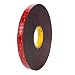 Genuine 3M 1/4" (0.6mm) x 108 Ft (36 Yards) VHB Double Sided Foam Adhesive Tape 5952 Grey Automotive Mounting Very High Bond Strong Industrial Grade (1/4" (w) x 108 ft)