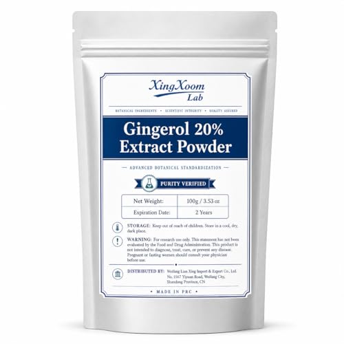 XingXoom Gingerol 20% Powder 100g Dried Ginger Extract Upgrade