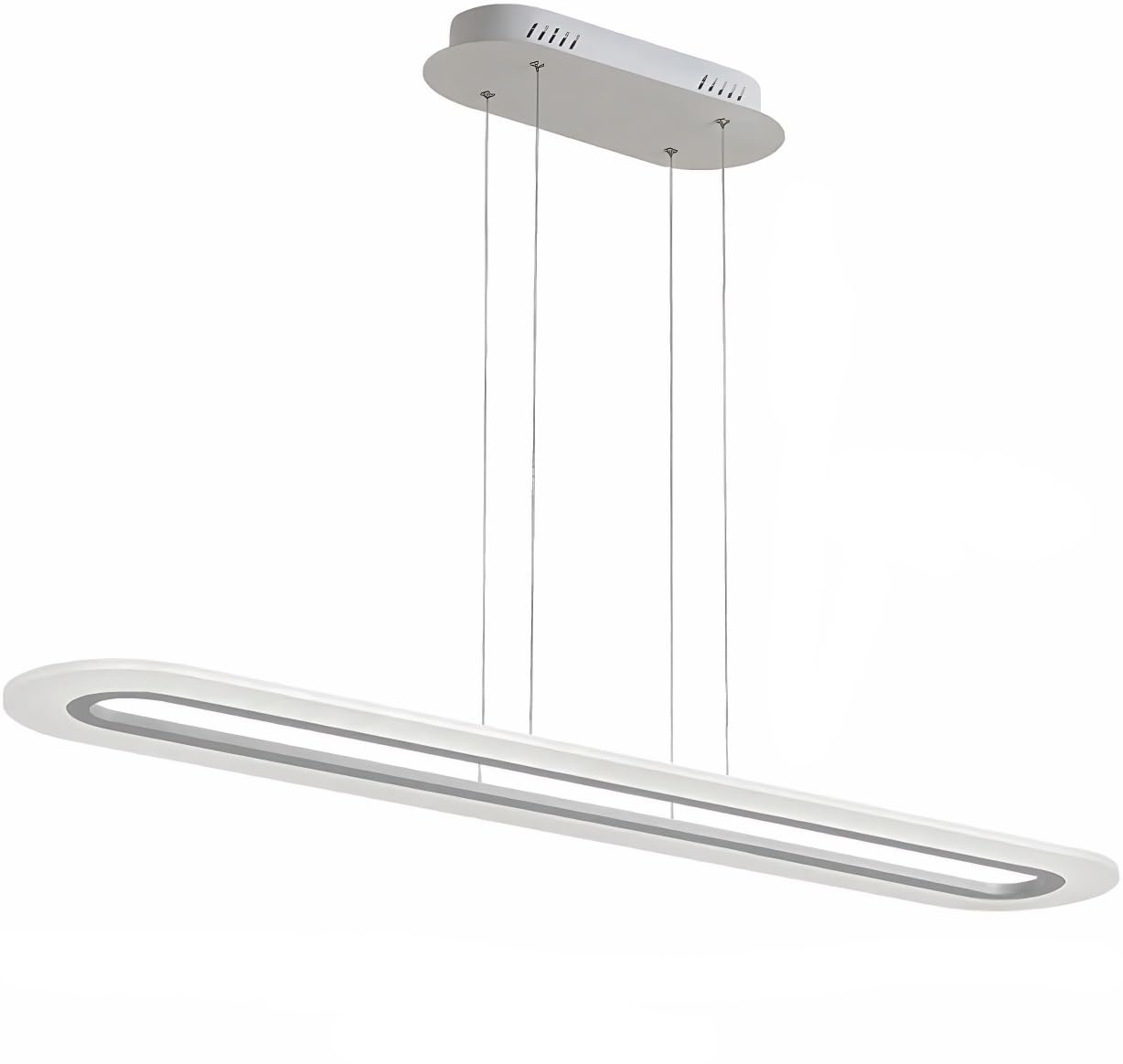 Suspension LED moderne et luminaire intérieur chic noir blanc