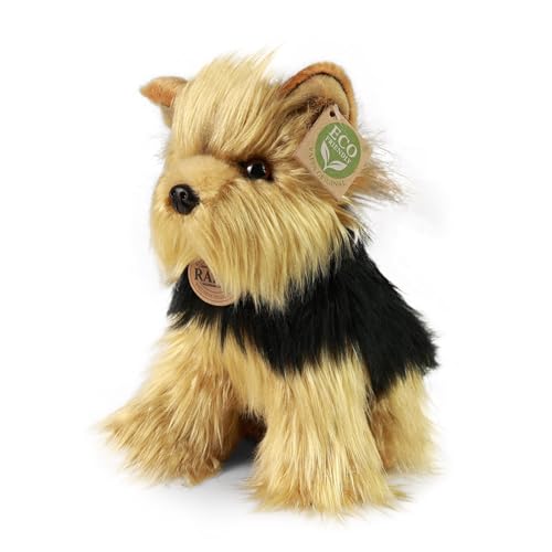 Rappa Eco Peluche Yorkshire Terrier 28 cm - Peluche Realista de Botellas de Pet recicladas Rappa Eco Peluche Yorkshire Terrier 28 cm - Peluche Realista de Botellas de Pet recicladas