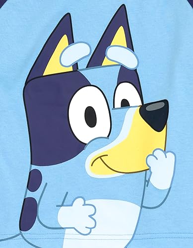 Image of Bluey T-Shirt and French Terry Jogger Pants Outfit Set Infant to Big Kid Sizes (12 Months - 10-12)