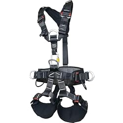 Linea De Sujecion Arnes SOB Arnés de Escalada, Desmontable Arnés Anticaída Arnés de Seguridad Para Escalada en Roca, Rappel, Montañismo