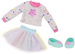 Glitter Girls GG50108Z 14" Doll Tulle Skirt & Sweater Outfit Shine Bright Outfit-36cm Toys, Clothes and Accessories for Girls 3-Year-Old and Up, Various