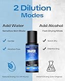 2x 70ml Shaver Cleaning Fluid for Braun Clean & Renew Cartridges, Refill Replacement Cleaner for Electric Shavers Clippers Razors Blades & Trimmers, Citrus Scent(No cartridges) (14 month supply) - Image 3