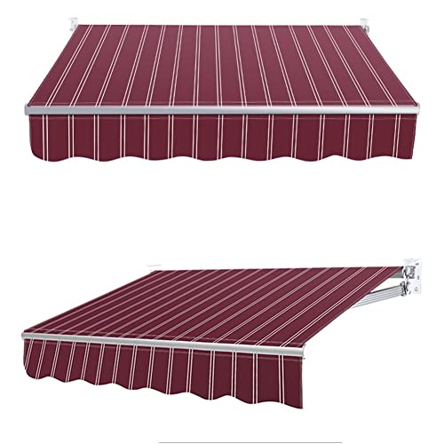 Toile de remplacement pour store rétractable rouge 3x1,5m