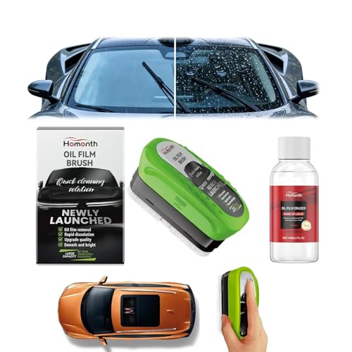 Clear Vision 2.0 Scheibenreiniger Auto Ölfilm Reinigungsbürste 150 ml Automotive Oil Film Cleaning Brush für klare Sicht bei Regen Nebel & Nacht