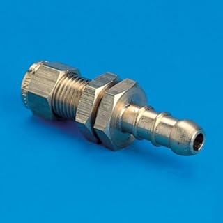 East Coast Leisure Caravan Motorhome Bulkhead Nozzle Adaptor 5/16" Copper To Nozzle