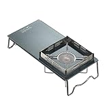 NANGOGEAR（南湖 キャンプ ギア） ソロキッチン シングルバーナー ST-310 ST-340 FUSION ST-330 用 ソロテーブル アルミテーブル 収納バック付き キャンピングキッチン SOLO KITCHEN 20201-H