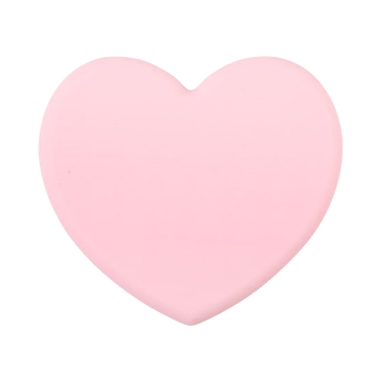 3Pcs Heat Resistant Silicone Mat Thicker Drink Cup Non-slip Pot Coasters Heart-shaped Placemat for Cap(Color4)