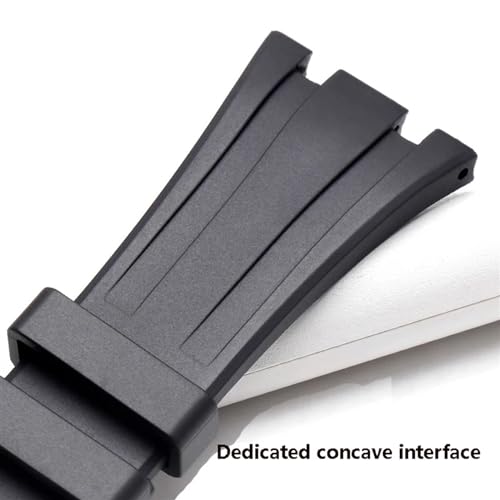 Bracelet silicone 26mm 27mm pour montre AP Royal Oak Offshore