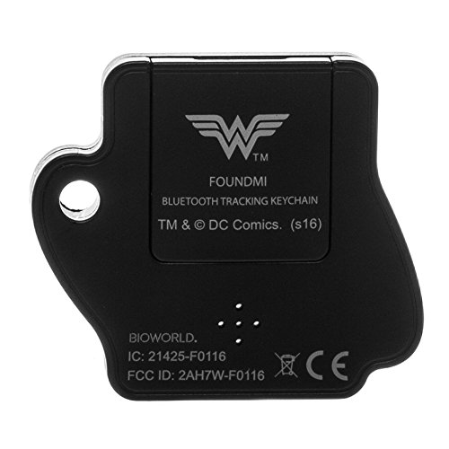 DC Comics foundmi 2.0 Personal Bluetooth Tracker, Wonder Woman