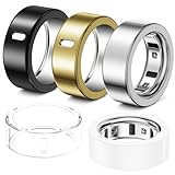 Hexasider 5 Pack Ring Cover Compatible with Oura Ring Gen 4/Oura Ring Gen 3 Horizon/Heritage, Abrasion-Resistant TPU Case for Oura Ring Protector Accessories for Oura Size 7