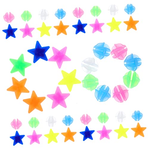 Totority Bike Wheel Decor for Boys and Girls 72pcs Plastic Bike Spoke Beads Easy Install