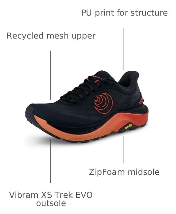 Image of Topo Athletic Men's Ultraventure 4 Comfortable Cushioned Durable 5MM Drop Trail Running Shoes, Athletic Shoes for Trail Running