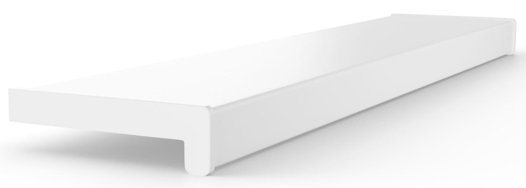 Marmercomposiet vensterbank wit - 1,2 cm - snel & eenvoudig online