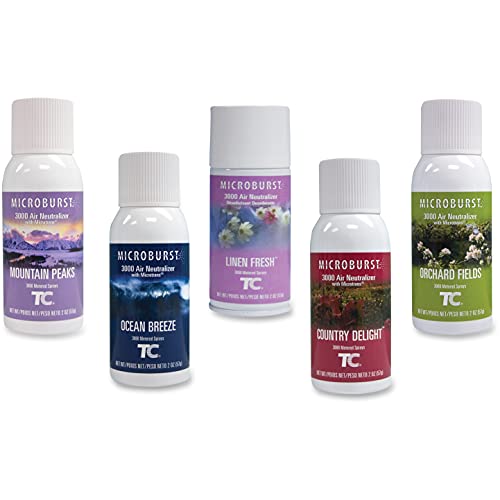 Rubbermaid Commercial Microburst 3000 10 Piece Refill Preference Pack, FG401260A