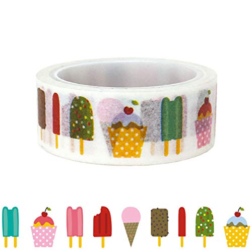 Ciieeo 6 Rolos Fita Adesiva Decorativa De Papel Fitas De Scrapbooking Fita Washi Larga Fita Adesiva