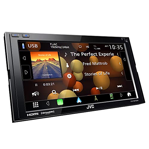 Jvc Kw-M875Bw Built In Wi-Fi For Wireless Carplay Android Auto, 6.8" Lcd Touchscreen Display, Am/Fm, Bluetooth, Mp3 Player, Usb Port, Double Din, 13-Band Eq, Siriusxm Car Radio #TOP5