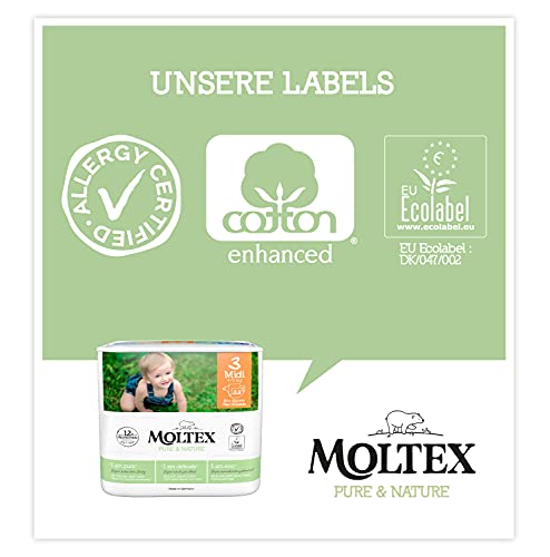 Moltex Pure & Nature - Pannolini ecologici, taglia...
