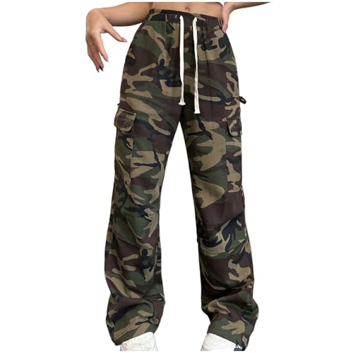Amazon.com: Women Baggy Camo Cargo Pants Joggers, Outdoor