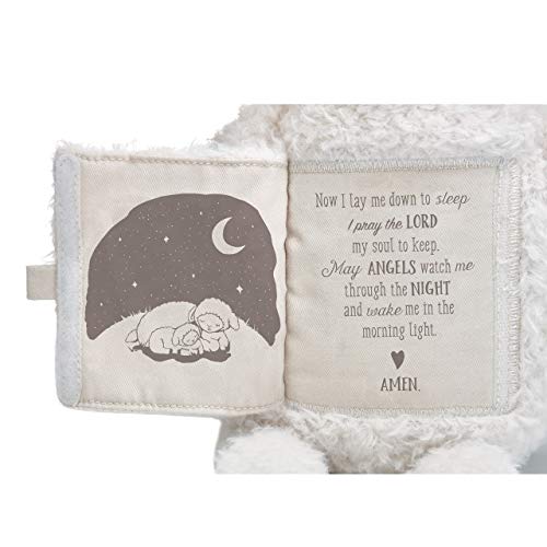 Goodnight Prayer Lamb Fuzzy White 11 Inch Plush Figure - Image 4