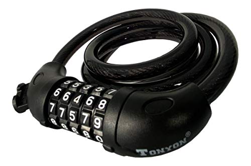 Cadeado Bike Segredo Bicicleta Senha 1,2 Metros - 5 Dígitos