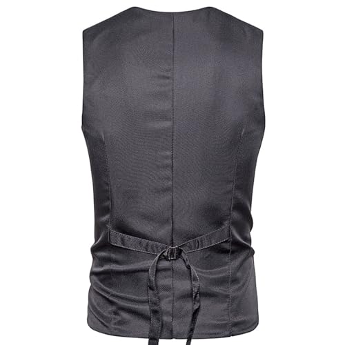 Mens Suit Dress Vest Formal Button Up Layered Vests Waistcoat Wedding Tweed Tuxedo Work Business Casual Dress Vests3
