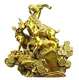 Photo Gallery nhdvdvav 10 * 5 * 11cm, statua in ottone raffigurante tre pecore portafortuna, statuetta da collezione di sculture di pecore, decorazione ornamentale da tavolo per ufficio domestico, regalo feng shui Photo Gallery nhdvdvav 10 * 5 * 11cm, statua in ottone raffigurante tre pecore portafortuna, statuetta da collezione di sculture di pecore, decorazione ornamentale da tavolo per ufficio domestico, regalo feng shui